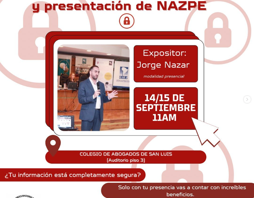 Taller sobre Ciberseguridad y presentación de Nazpe